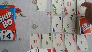 Настольная игра Skip-Bo (Скип Бо). Играем в настольные игры с детьми.