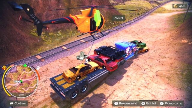 Trying To Load Wrecked Cars On Maximus Trailer | Off The Road Unleashed Nintendo Switch Gameplay HD смотреть онлайн