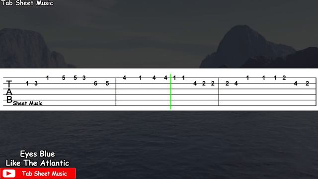 Sista Prod - Eyes Blue Like The Atlantic Guitar Tutorial смотреть онлайн