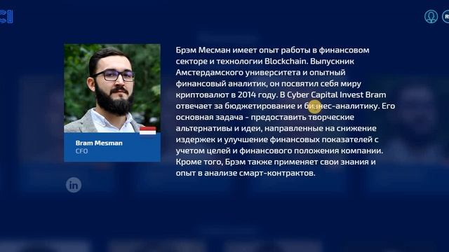 Обзор Cyber Capital Invest - команда и роадмап
