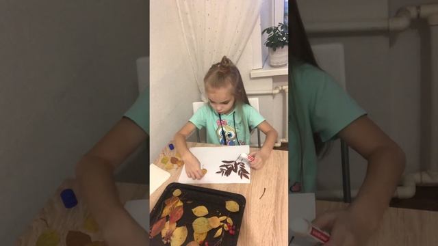 #поделка в сад #осень #ангелина # смотреть онлайн