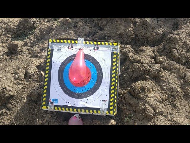 Стрельба по шарикам на 50 метров лук Kinetic Heretik, Sanlida Velocity смотреть онлайн