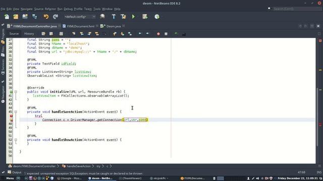 Bangla Tutorial - How to connect database in Java FXML application смотреть онлайн