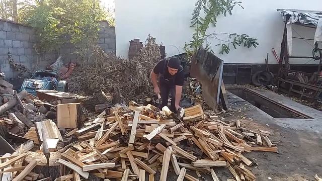 Колка дров.Верба. смотреть онлайн
