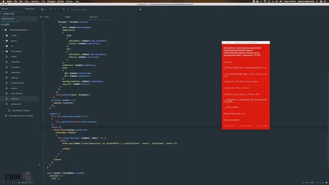 React Native 101 - Weather App - Completion! смотреть онлайн