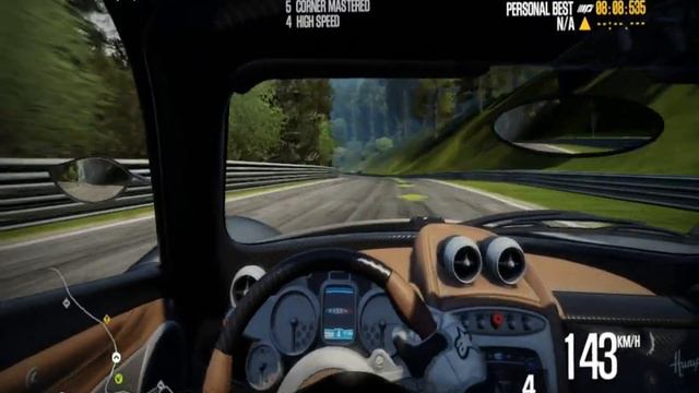 Shift 2 Unleashed PC - Pagani Huayra - First Run on Nordschleife смотреть онлайн