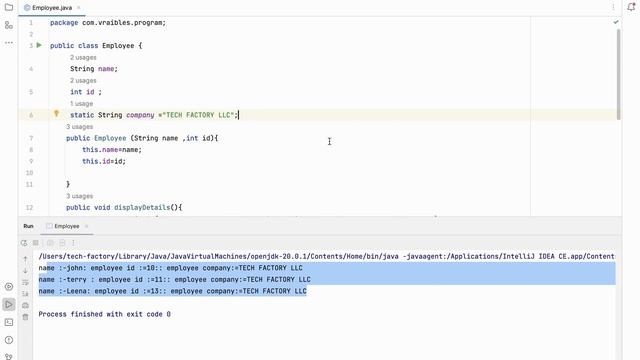 JAVA BASICS-5||Static variables in java || Why we use it смотреть онлайн