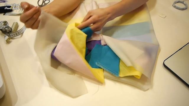 Я ШЬЮ: Радужный топ на подкладке, моделирование и пошив. смотреть онлайн