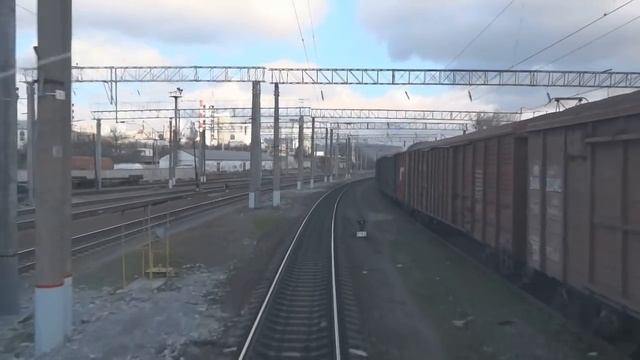 Вид из кабины электровоза от Новороссийска до Крымской FULL EDITION смотреть онлайн