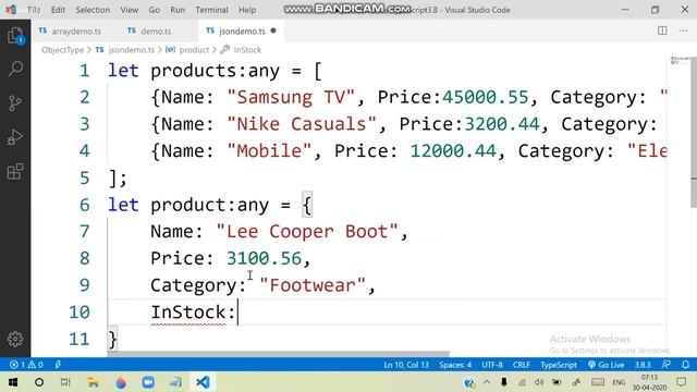 Typescript 61..what is JSON in typescript смотреть онлайн