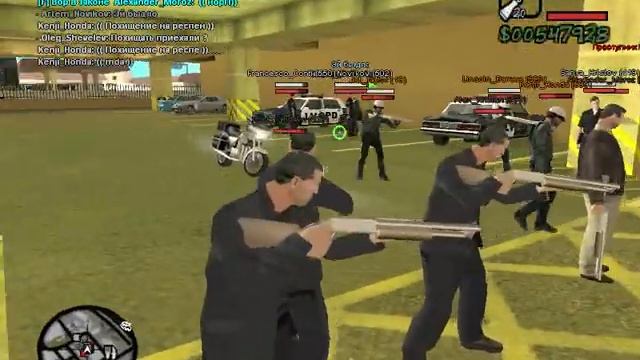 Захват заложника из LVPD Samp-rp.ru 09 server смотреть онлайн