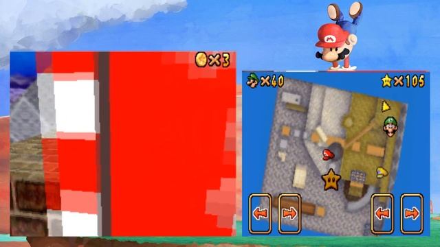 Super Mario 64 DS - Top o' the Town - 106/150 - (NDS) смотреть онлайн
