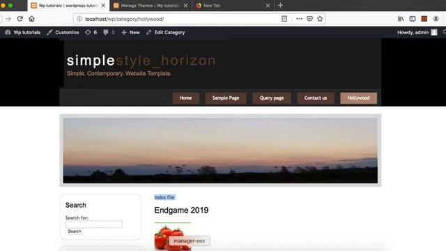 Wordpress Template Files Section | wordpress theme development in hindi смотреть онлайн