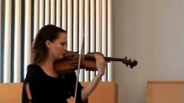 Ольга Маминова - Э Изаи Соната №3 для скрипки соло смотреть онлайн