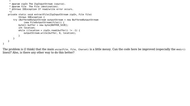 Code Review: Extracting ZIP, JAR and EPUB files смотреть онлайн