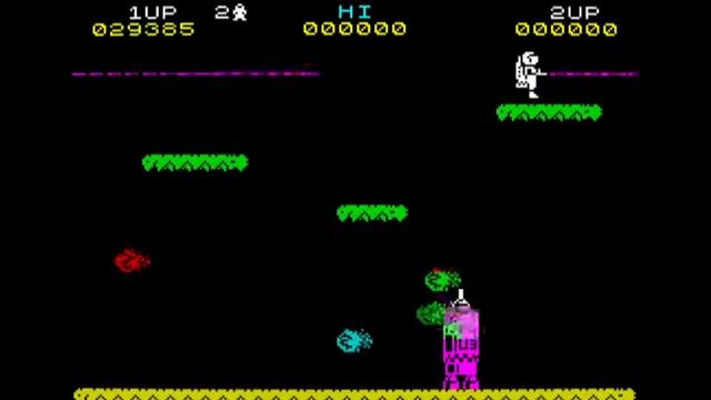 Jetpac (1983) ZX Spectrum game смотреть онлайн