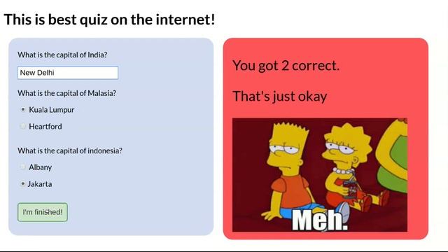 Javascript Quiz Master | Game | DOM | HTML | CSS | Bootsrap | SOURCE CODE | NEW | MINI Project 202 смотреть онлайн