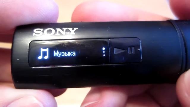 обзор на mp3 плеер от SONY NWZ B183F смотреть онлайн