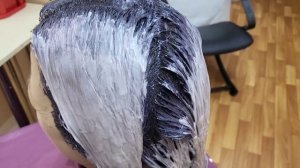 Растяжка цвета с притемнением  корней,для блондинок.Замечательно!!!