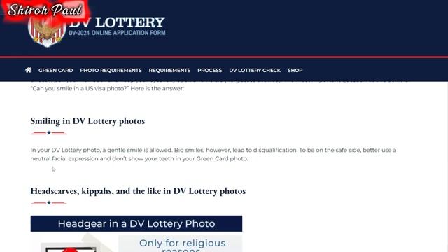 DV Lottery Application | Photo Requirements смотреть онлайн