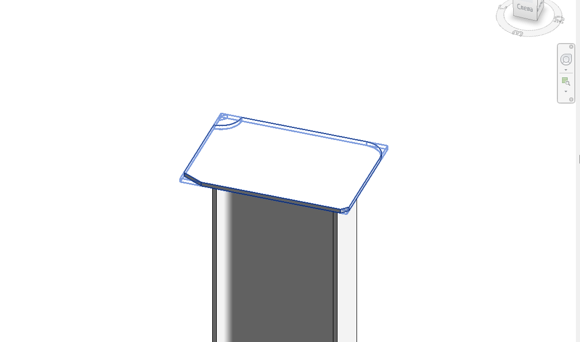 Пластина на двутавровой колонне. Revit смотреть онлайн