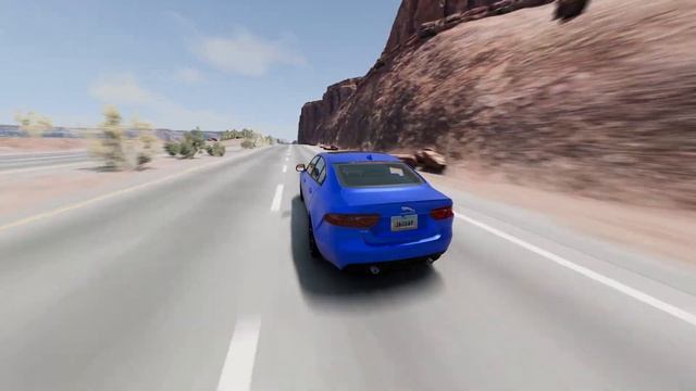 Spike Strip Multi-Vehicle Pileup Crashes #29 - BeamNG Drive смотреть онлайн
