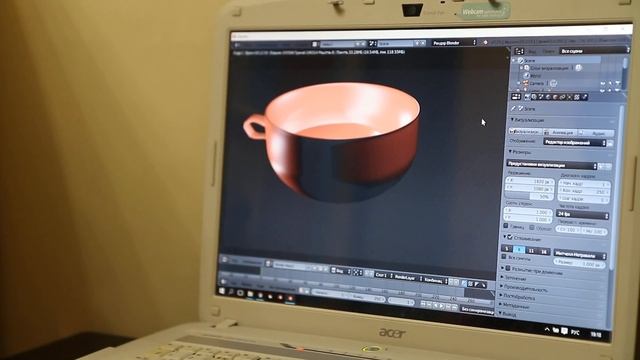 Тимурка нарисовал кружку в Blender смотреть онлайн