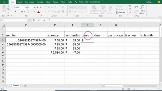 Ms Excel में Home Tab के number group को समझाइए और number group के सभी options को बताइए ।।complete। смотреть онлайн