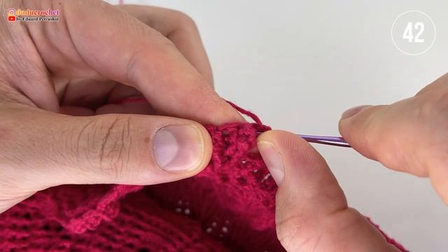 Салфетка крючком, Лилия, 40-43 смотреть онлайн