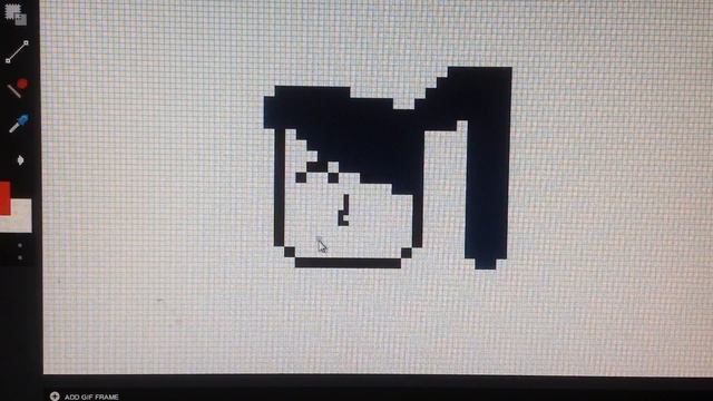 Как нарисовать на компьютере по клеточкам девочку. смотреть онлайн