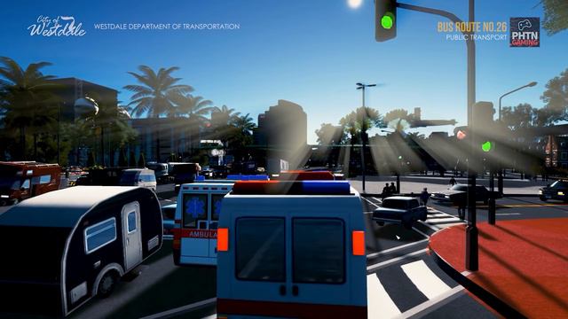 Cities Skylines: Longest Bus Route Ever in Westdale City - First Person View [2K] смотреть онлайн