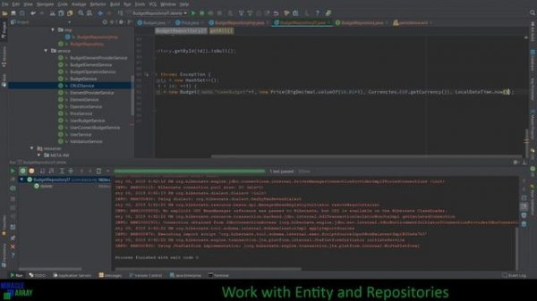 Java [1][4][RUS] work with Entity and Repositories