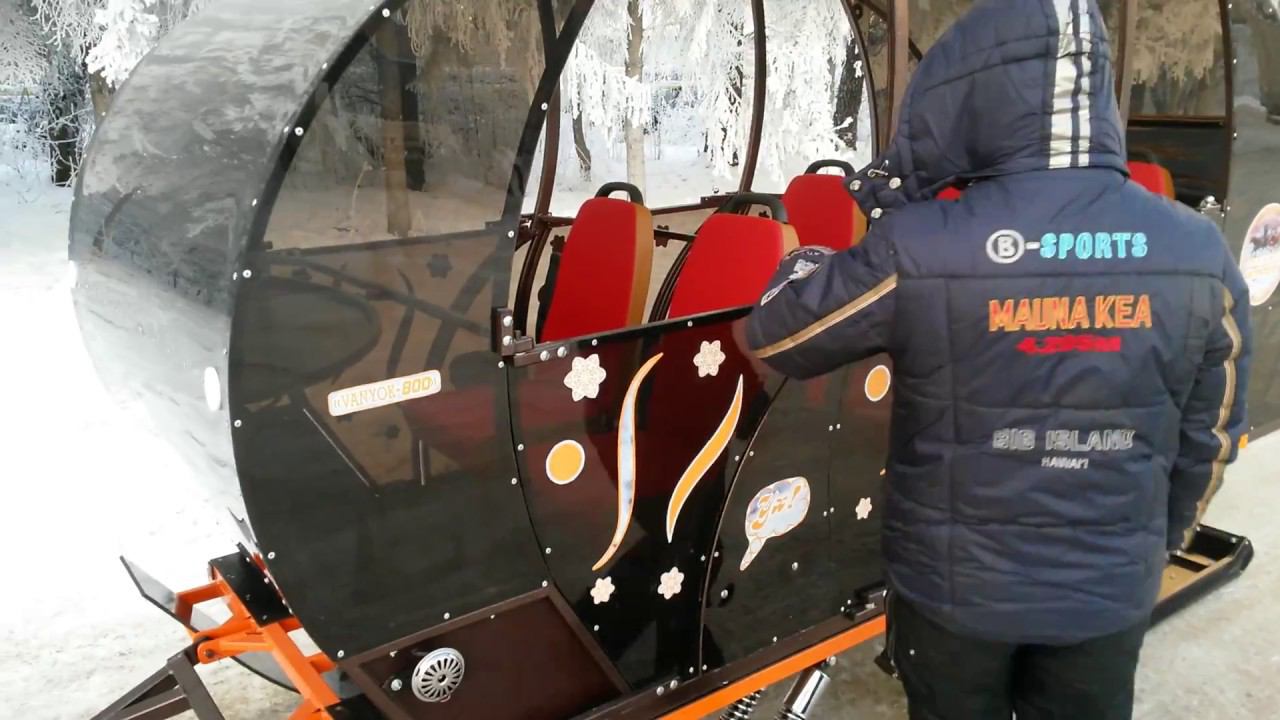 Сани с поворотной тележкой "ВАНЁК - 800WS ЗИМНИЙ ТУРИСТ" смотреть онлайн