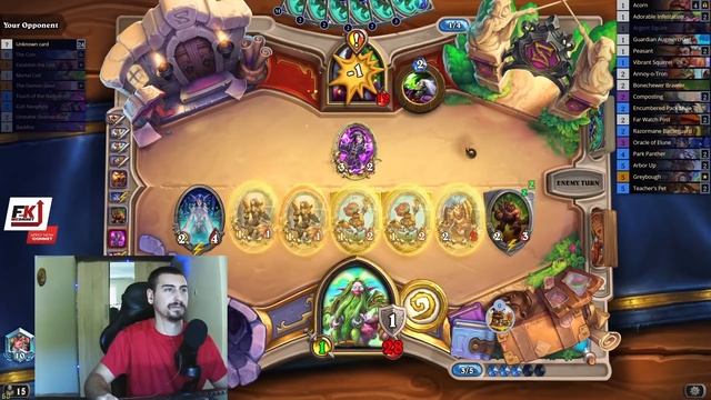 How Broken Is Oracle of Elune In Token Taunt Druid? United in Stormwind New Decks | Hearthstone смотреть онлайн