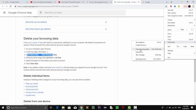 How to Clear Cache and Delete Cookies on Google Chrome(on computer) смотреть онлайн