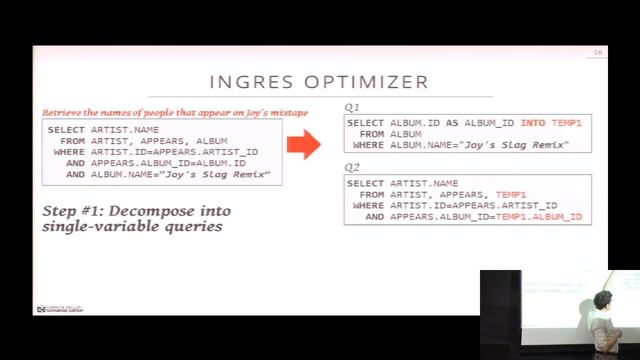 Lecture #17 - Query Planning (Optimizer Implementation) [CMU Database Systems Spring 2016] смотреть онлайн
