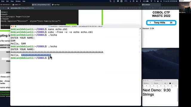 String Handling in COBOL смотреть онлайн