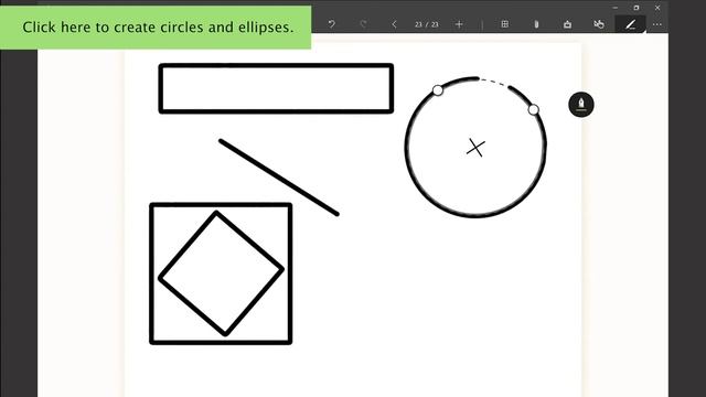 NoteLedge Windows Tutorial - Draw Lines, Curves and Shapes with Ruler смотреть онлайн