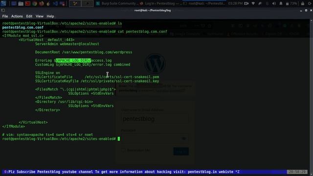 Catch Hacker's through Apache2 Log File || BruteForce is Dangerous || WordPress Hacking смотреть онлайн