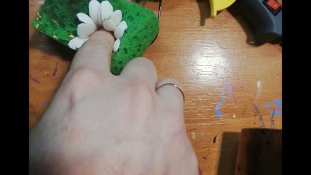 Нежная Ромашка расцвела Поделки из фоамирана смотреть онлайн