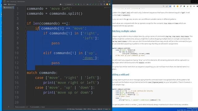 Python match / case - código limpo e organizado смотреть онлайн