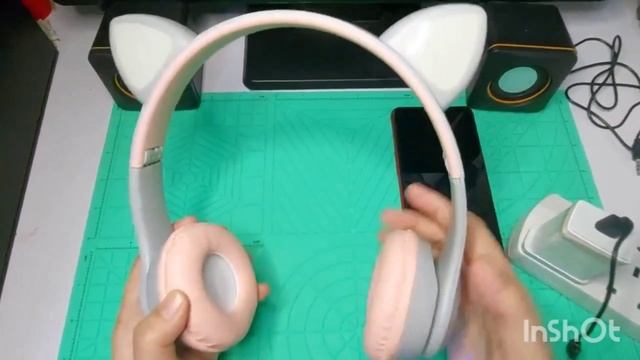 REVIEW GUNA WIRELESS HEADPHONE P47M CAT EAR AND P47.