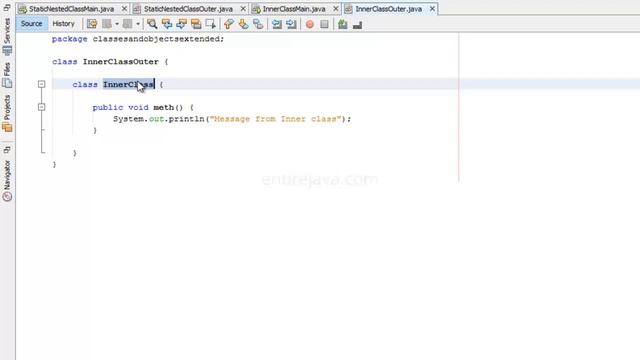 Nested Classes In Java - Easy Explanation - entirejava.com смотреть онлайн