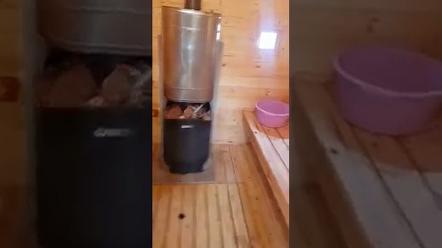 Обзор бани-бочки изнутри смотреть онлайн