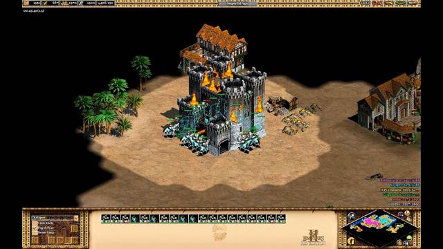 Age of Empires II: HD Edition, Random Map #3 - 2v2v2 Online, Teutons смотреть онлайн