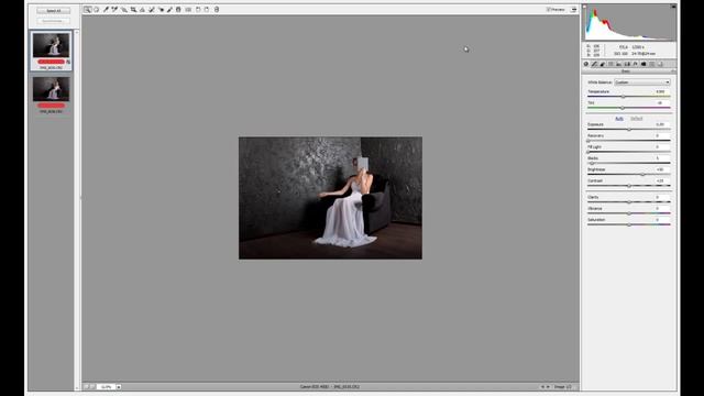 Как выставить баланс белого в Camera Raw смотреть онлайн