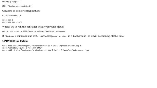 DevOps & SysAdmins: Docker container keeps quitting смотреть онлайн