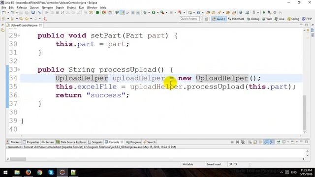 Import Excel File in JSF and Hibernate смотреть онлайн