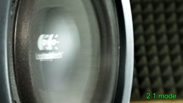 Logitech Z-5500 2.1 vs 5.1 mode [excursion bass test][No grill] смотреть онлайн
