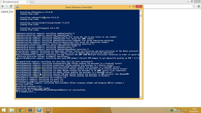 2 - Installing Laravel 4 With Composer смотреть онлайн